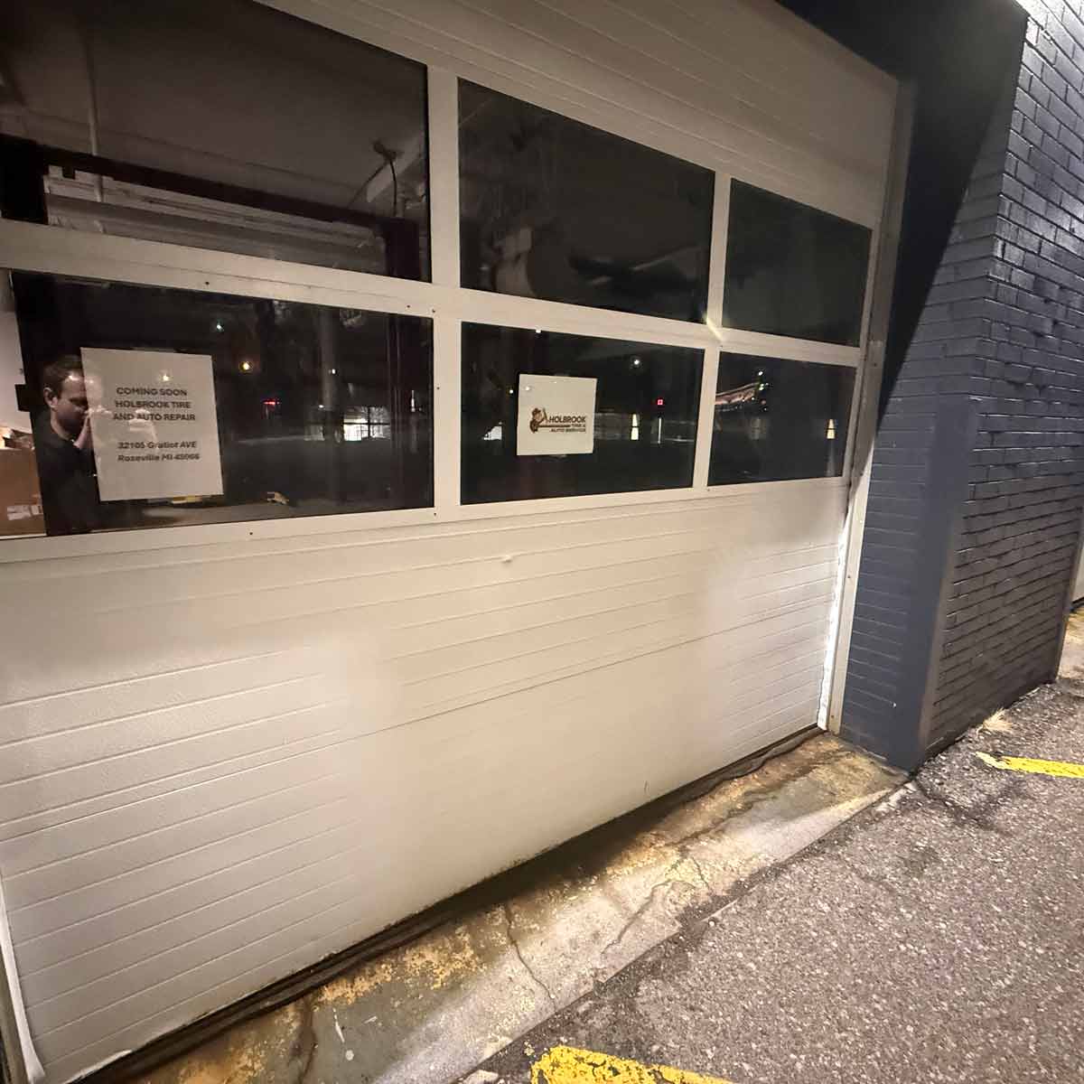 Holbrook Tire & Auto Service garage doors