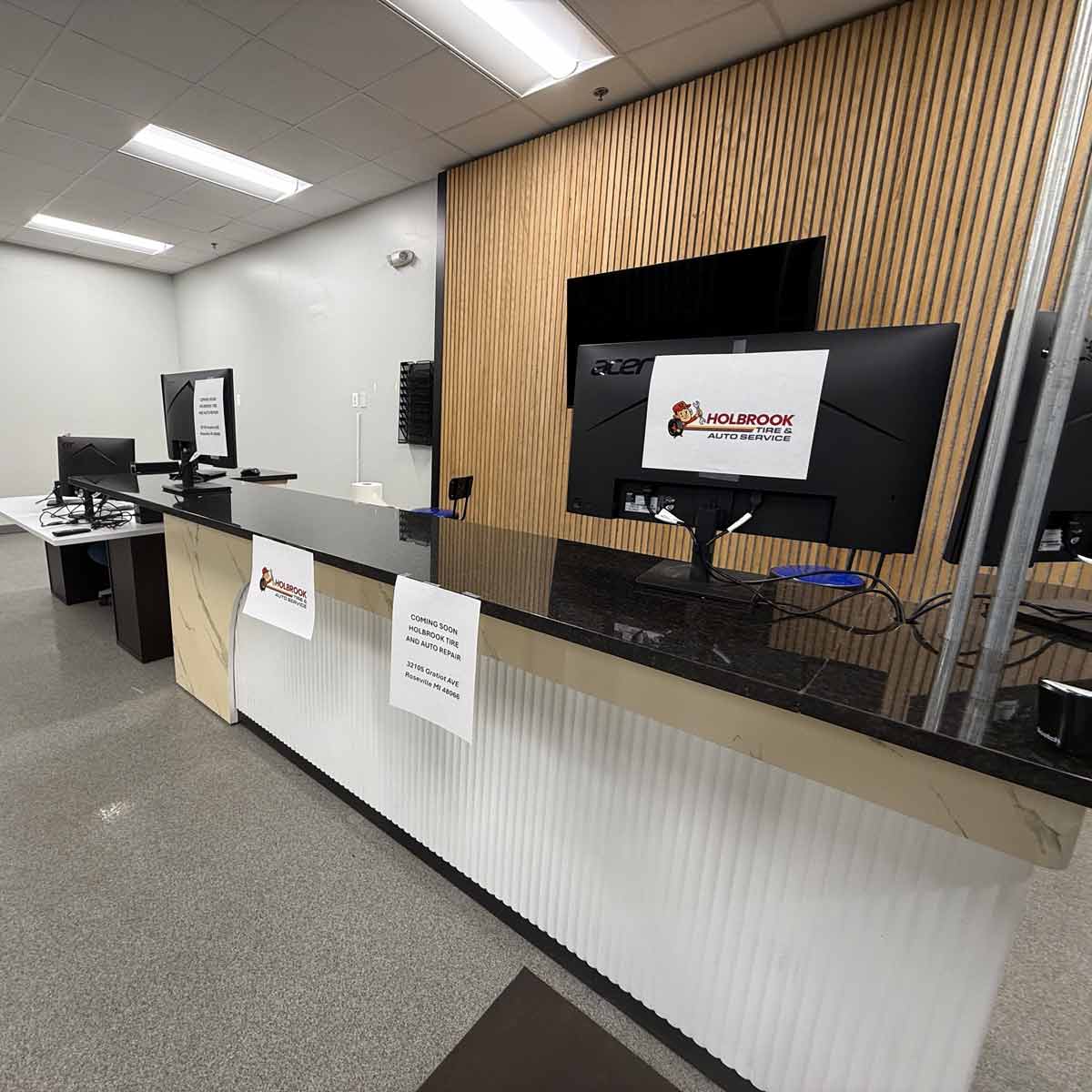 Holbrook Tire & Auto Service reception