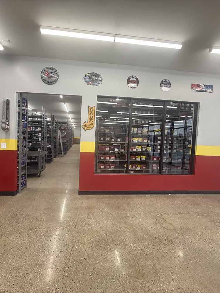 Inside the Holbrook Auto Parts Store in Lanthrup Village