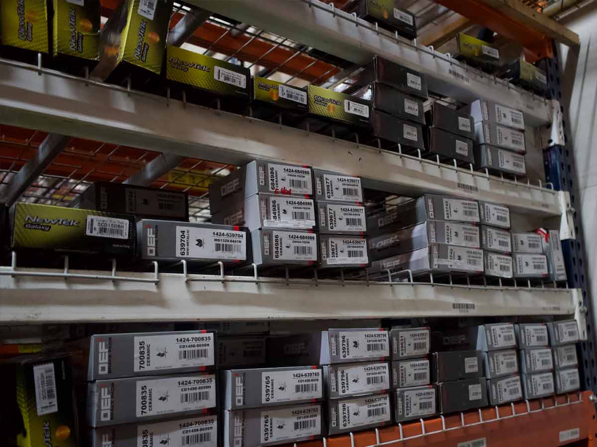 front and rear brake pads and rotors