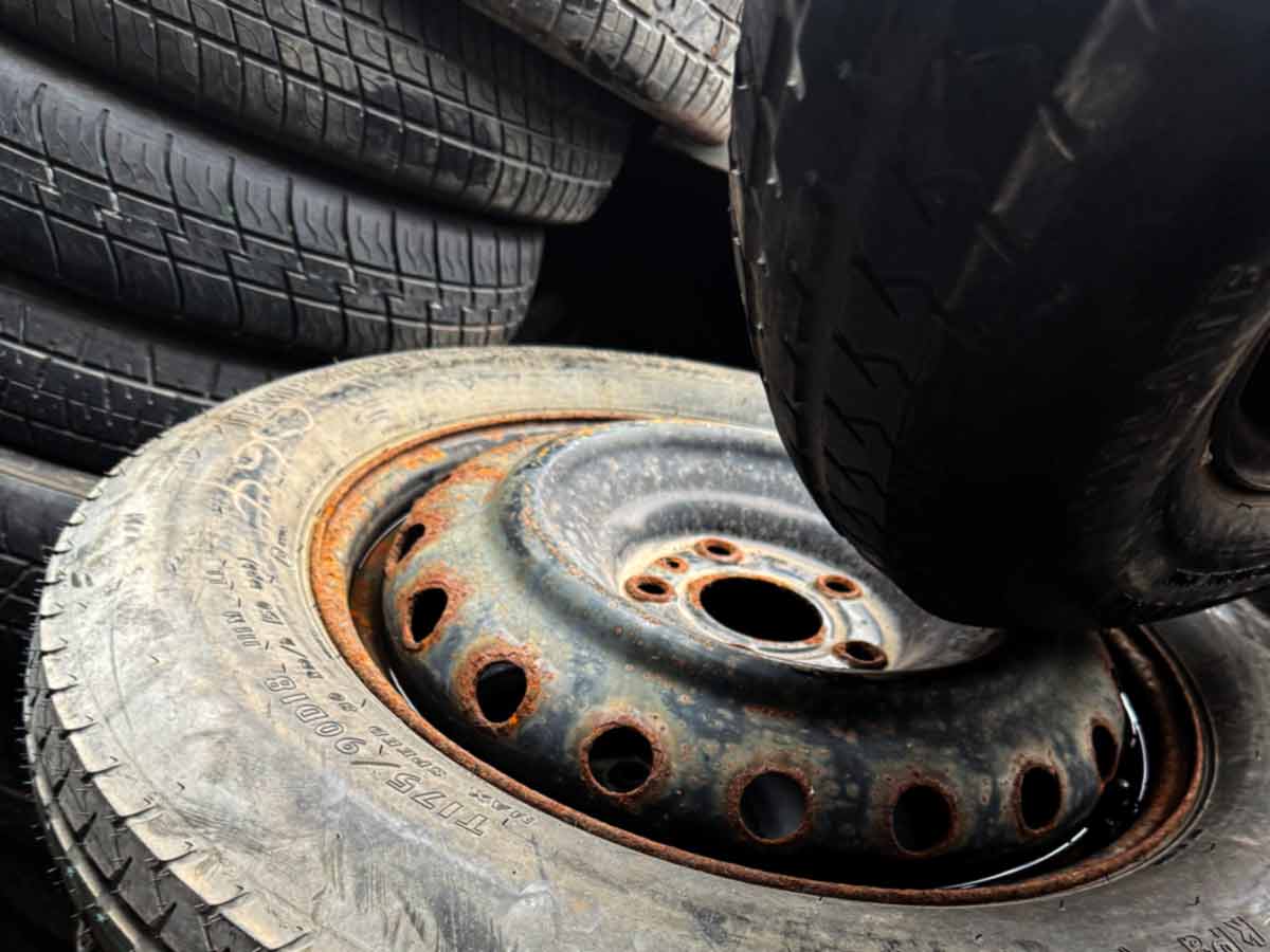 used spare tires with steel wheels